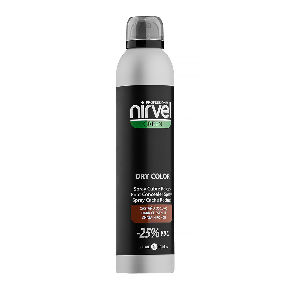 Тонирующий спрей для волос Темно-коричневый/ Dry Color Dark Brown Nirvel 300 мл