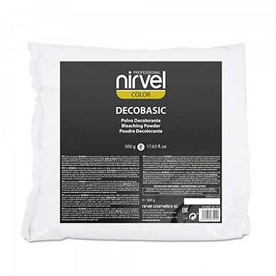 Обесцвечивающая пудра, белая до 5 тонов/ Decobasic Nirvel пакет 500 гр